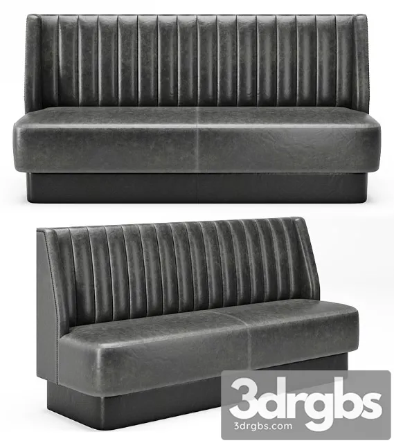 Toposworkshop stripes bar sofa 2 3D Model Download