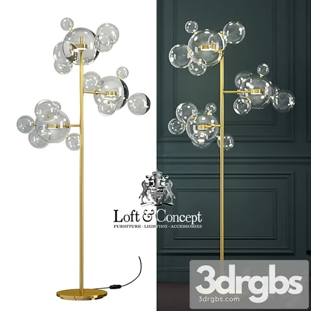 Torcher Giopato Coombes Bolle Bls 14 Floor Lamp 3D Model Download