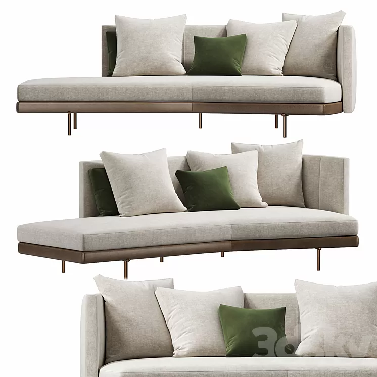Torii Sofa by minotti 3D Model Free Download