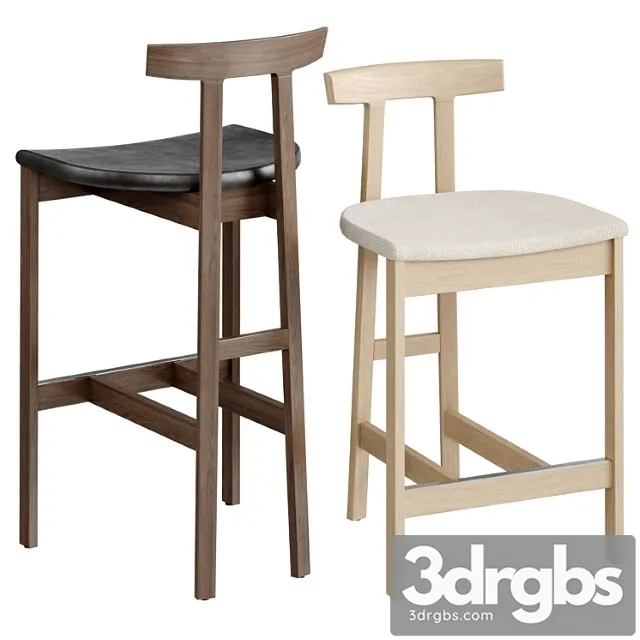 Torii Stool By Bensen 3D Model Download Torii Stool By Bensen 3D Model Download