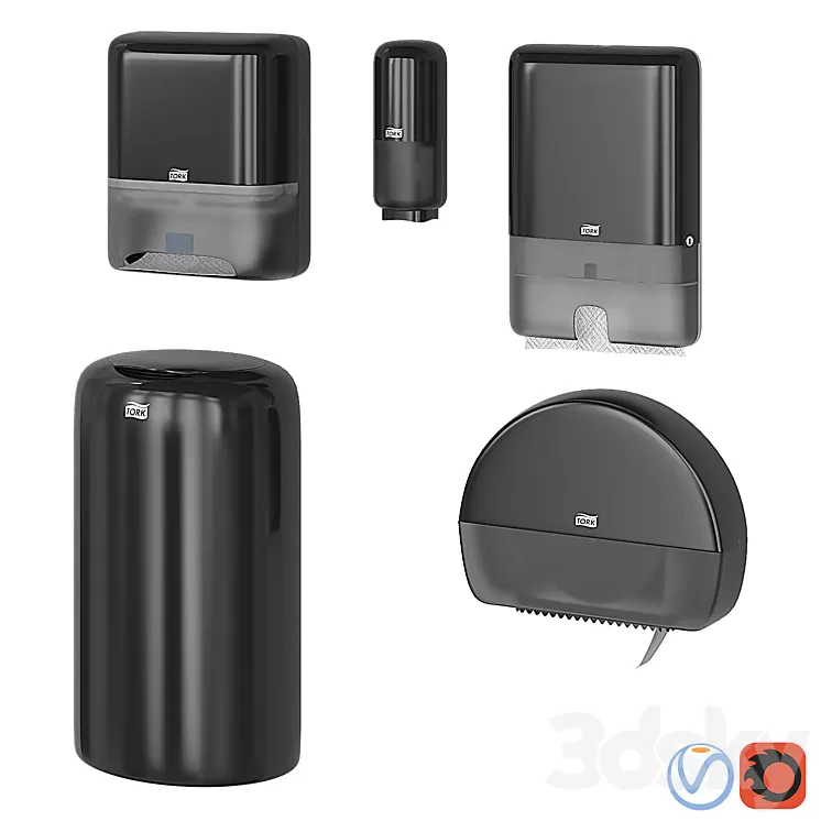 Tork elevation black 3D Model