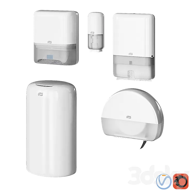 Tork elevation white 3D Model Free Download