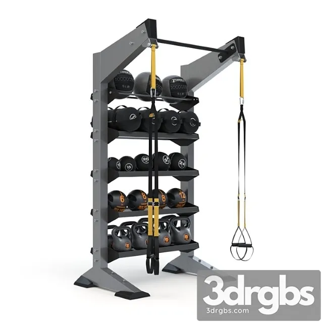Torque fitness – x-create 1-module storage wall 3D Model Download