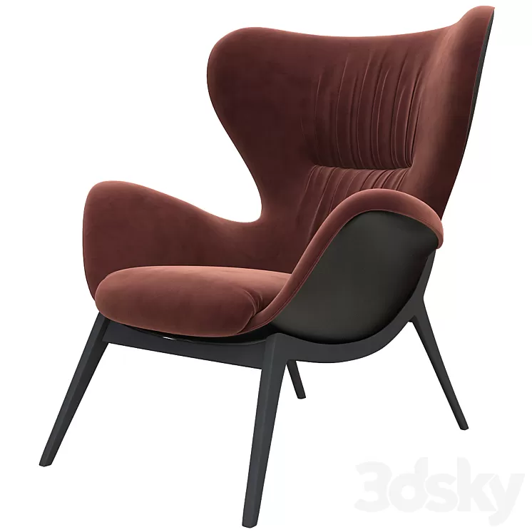 Torre Nirvana High Back Lounge Chair 3D Model Free Download Torre Nirvana High Back Lounge Chair 3D Model Free Download
