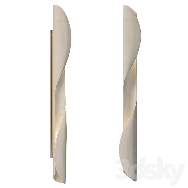 TORSADE CERAMIQUE WALL SCONCE 3D Model
