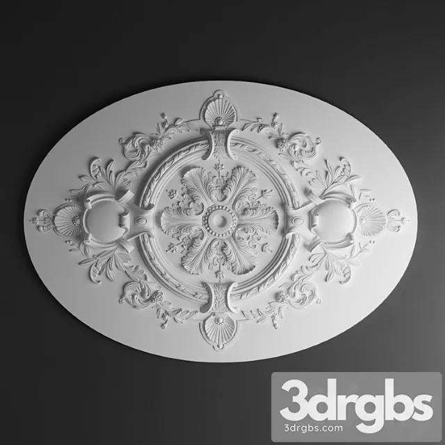Torus Stil Art rosette 104 1 3D Model Download Torus Stil Art rosette 104 1 3D Model Download