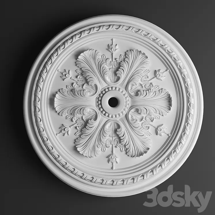 Torus Stil.Rozetka art.108 3D Model Torus Stil.Rozetka art.108 3D Model