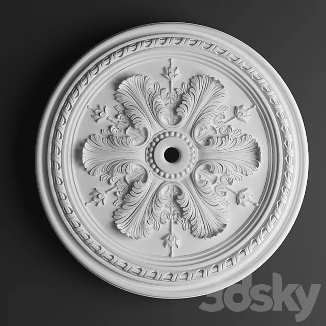 Torus Stil.Rozetka art.108 3DModel