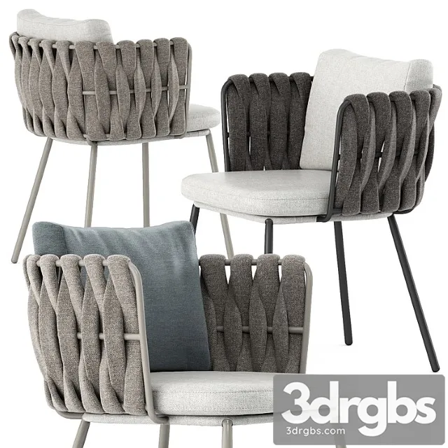 Tosca Armchair By Tribu 1 3D Model Download Tosca Armchair By Tribu 1 3D Model Download