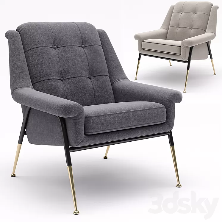 Tosconova armchair witton 3D Model