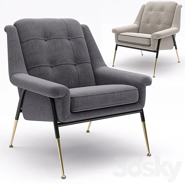 Tosconova armchair witton 3DModel