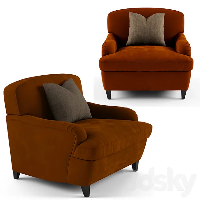 Tosconova Clayton armchair 3DModel Tosconova Clayton armchair 3DModel