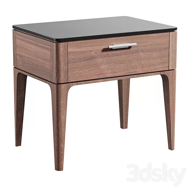 TOSCONOVA LUNGARNO nightstand 3D Model TOSCONOVA LUNGARNO nightstand 3D Model