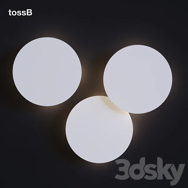 TossB Tilt Round 3D Model