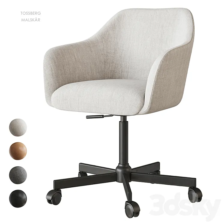 TOSSBERG IKEA Office chair 3D Model Free Download