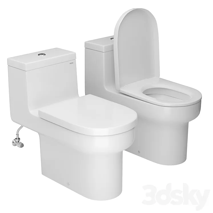 Toto CW895J 3D Model Free Download