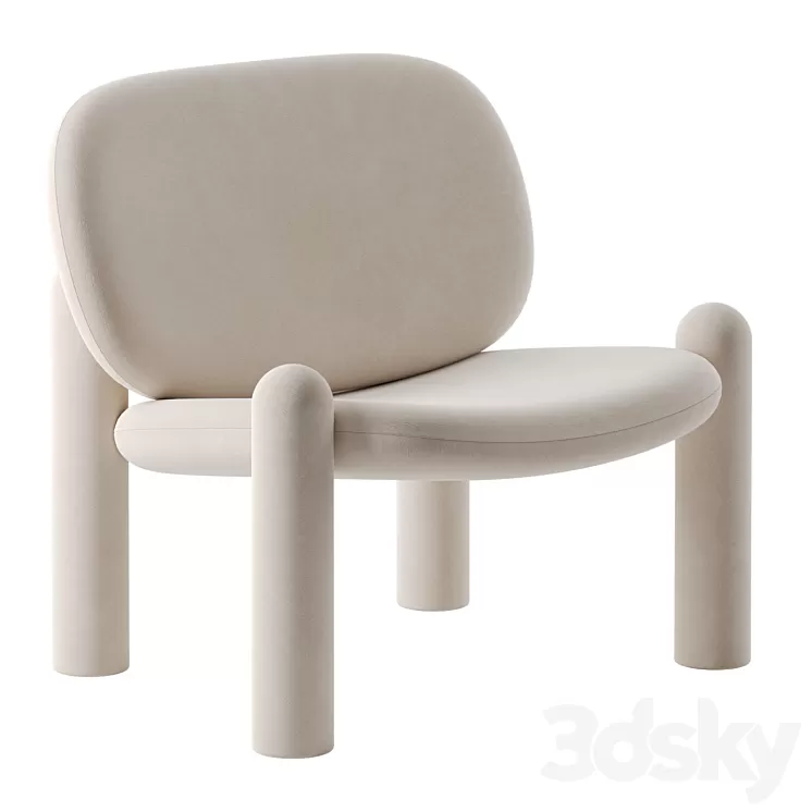 TOTTORI armchair by Driade 3D Model Free Download