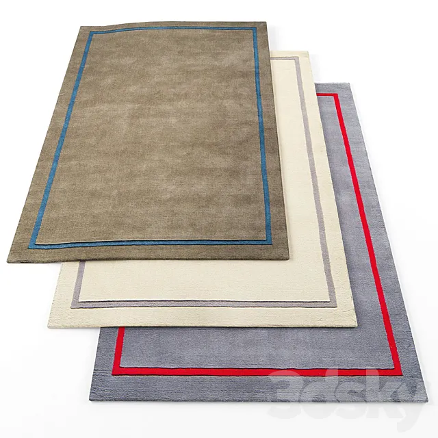 Toulemonde Bochart rugs6 3D Model Toulemonde Bochart rugs6 3D Model