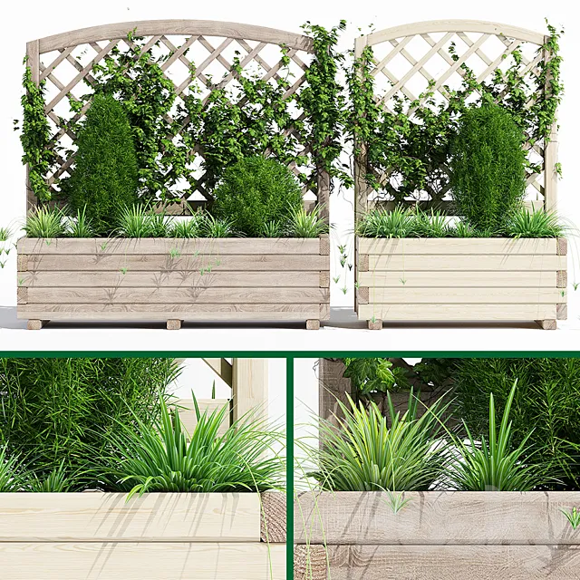 Toulouse planter 3D Model Toulouse planter 3D Model