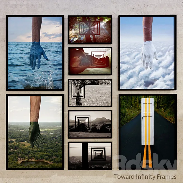 Toward Infinity Frames 3DModel Toward Infinity Frames 3DModel