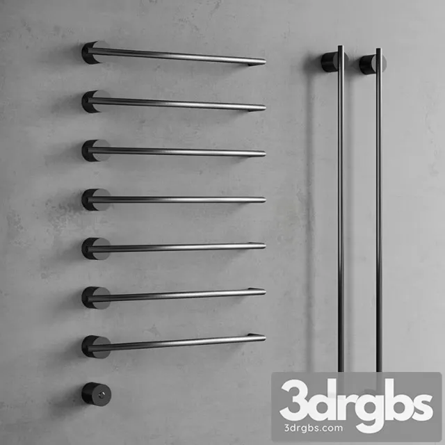 Towel Dryer Equilibrio Black Diamond 3D Model Download Towel Dryer Equilibrio Black Diamond 3D Model Download