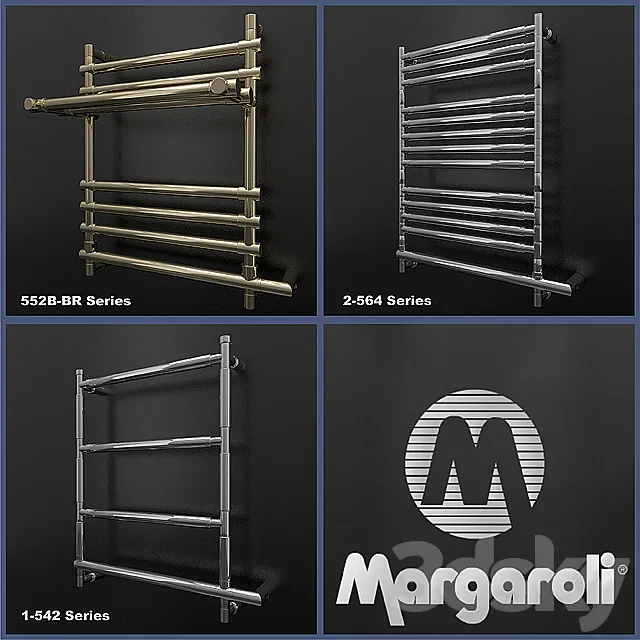 Towel dryer Group “Margaroli” 3D Model