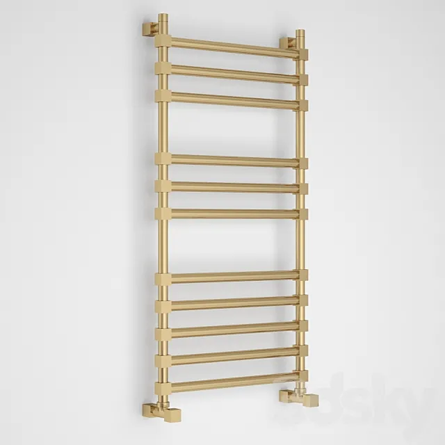 Towel dryer Margaroli Sole (464-11-TQ) 3DModel Towel dryer Margaroli Sole (464-11-TQ) 3DModel