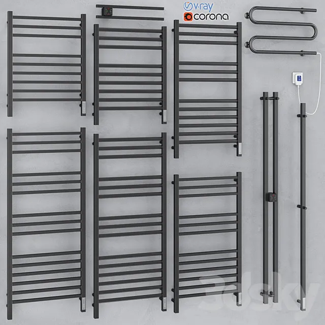 Towel dryers Terminus 5 3D Model