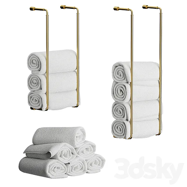 Towel holder 3D Model Towel holder 3D Model