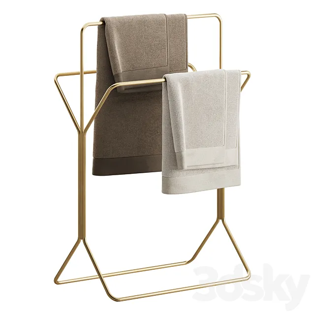 Towel holder Odise 3D Model Towel holder Odise 3D Model