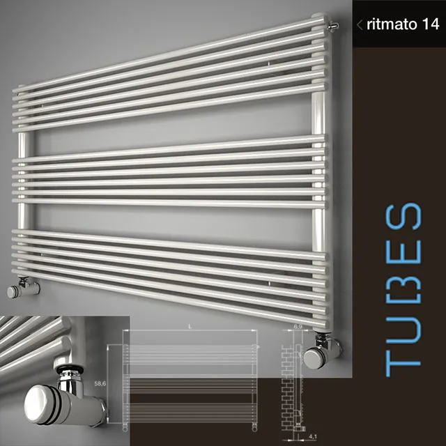 Towel Tubes Ritmato 14 3D Model