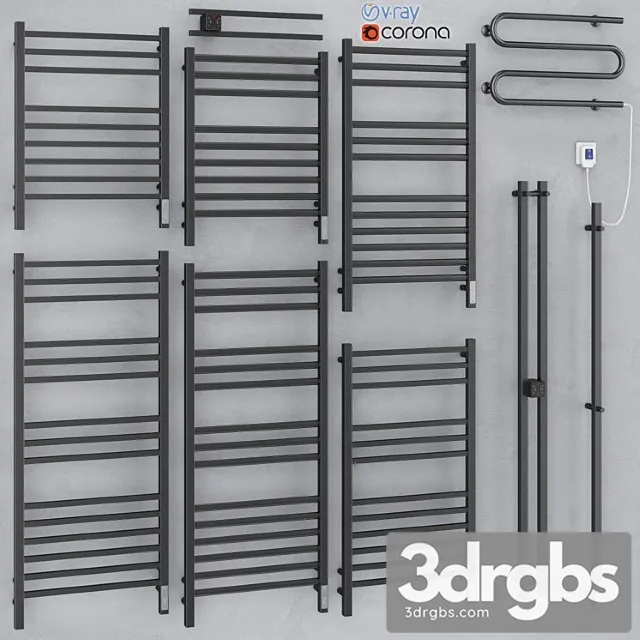 Towel warmers Terminus 5 3D Model Download Towel warmers Terminus 5 3D Model Download