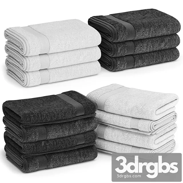 Towels 02 3D Model Download
