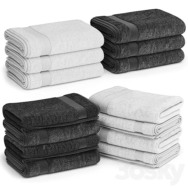 TOWELS 02 3DModel