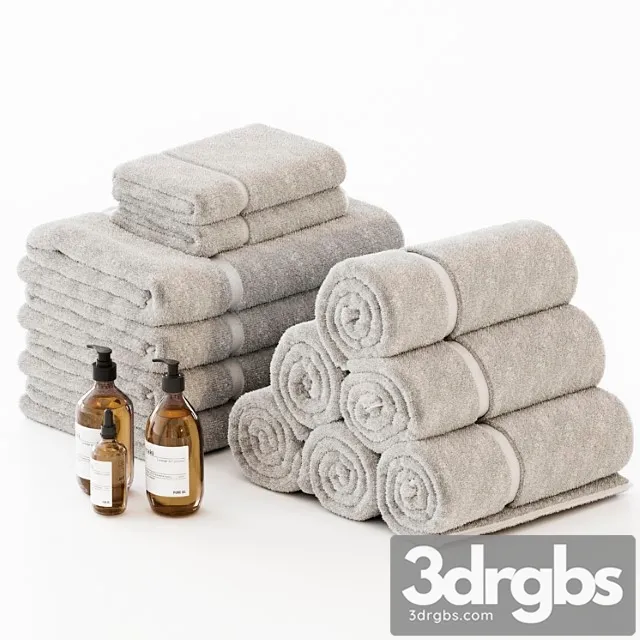 Towels 04 2 3D Model Download