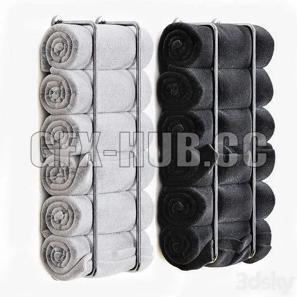 Towels 05 3D Model Towels 05 3D Model