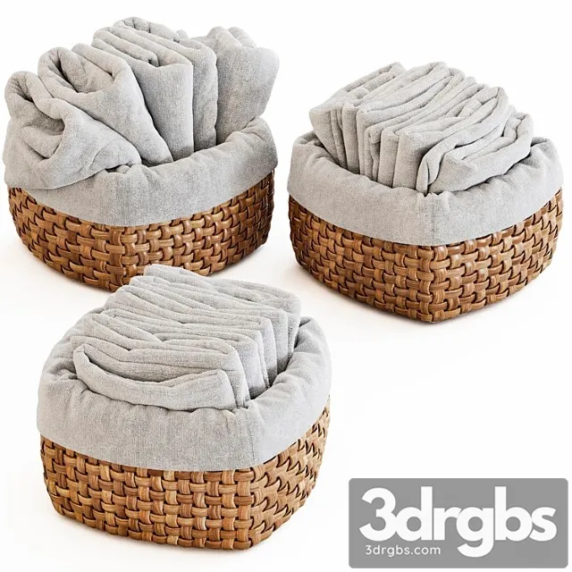 Towels 06 3D Model Download