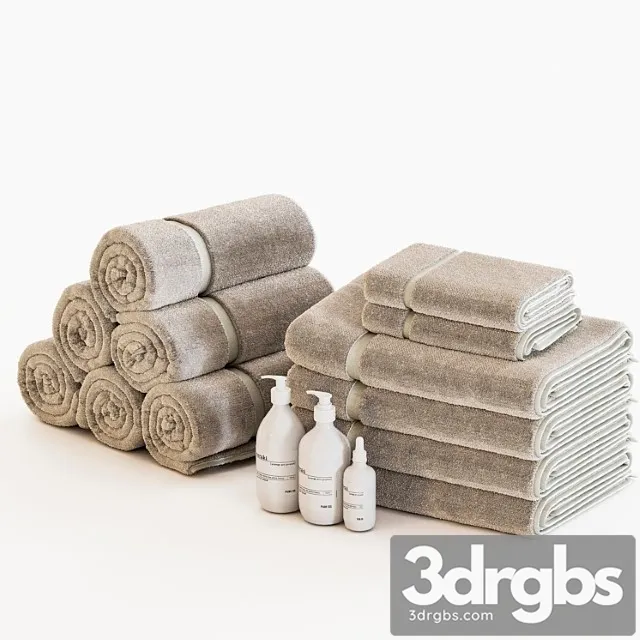 Towels 08 3D Model Download