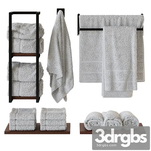 Towels 2 3D Model Download
