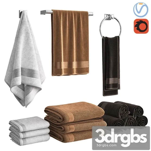 Towels 3 3D Model Download