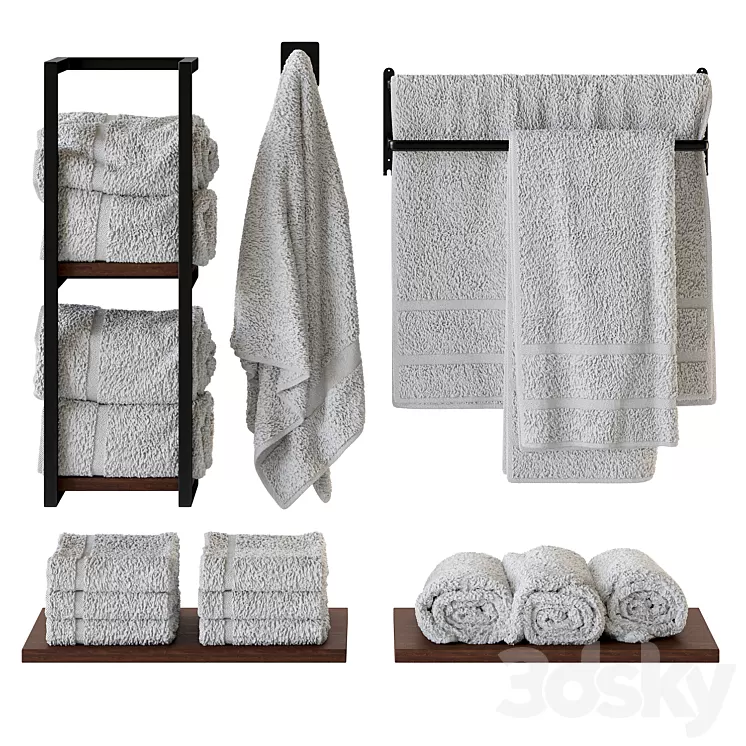 Towels 3D Model Free Download Towels 3D Model Free Download