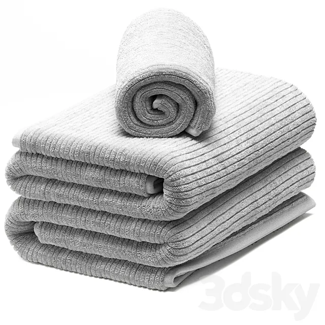 towels 57 3D Model