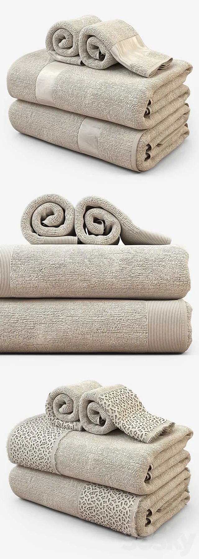 Towels m20 3DModel Towels m20 3DModel