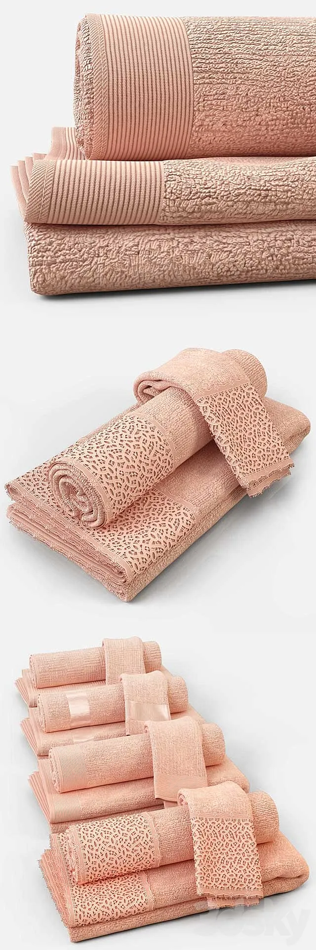 Towels m21 3DModel Towels m21 3DModel