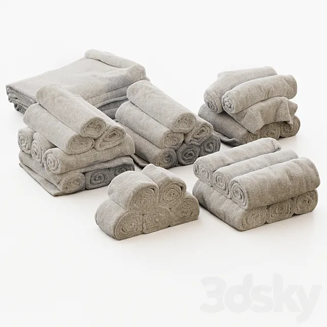 Towels_01 3DModel Towels_01 3DModel
