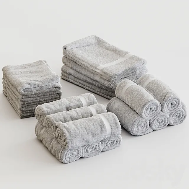 Towels_02 3D Model Towels_02 3D Model