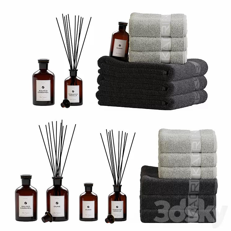 Towels_5_ KAORI 3D Model