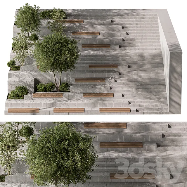 Town Landscape – Urban Environment 63 3D Model Town Landscape – Urban Environment 63 3D Model