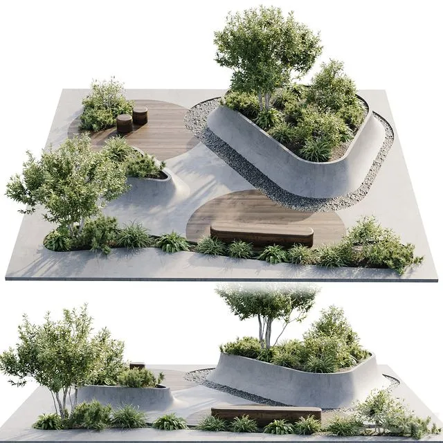 Town Square 2 3D Model