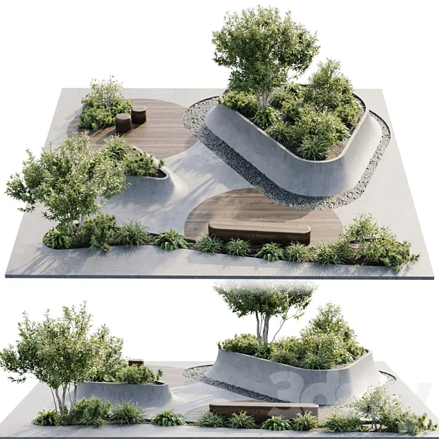 Town Square 2 3D Model Town Square 2 3D Model